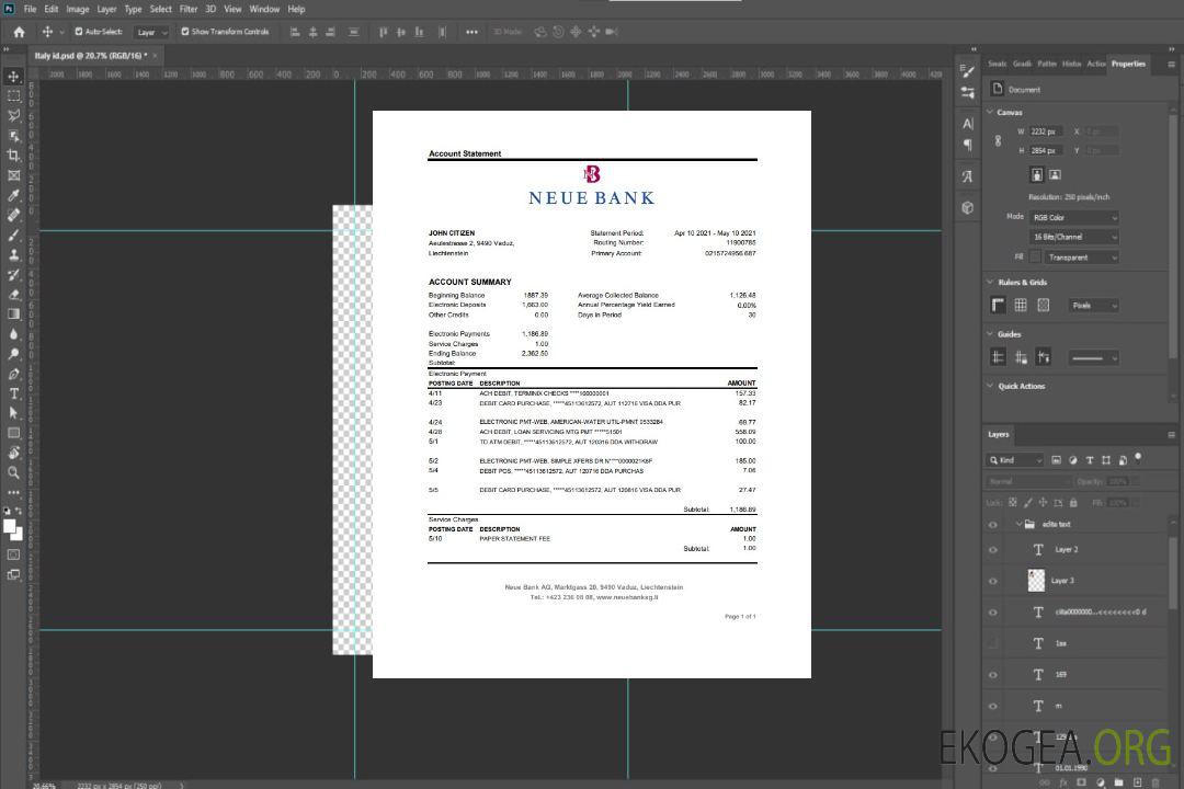 Relevé bancaire Liechtenstein Neue Bank AG modèle facile à remplir au format de fichier .xls et .pdf template Relevé bancaire Liechtenstein Neue Bank AG modèle facile à remplir au format de fichier .xls et .pdf template
